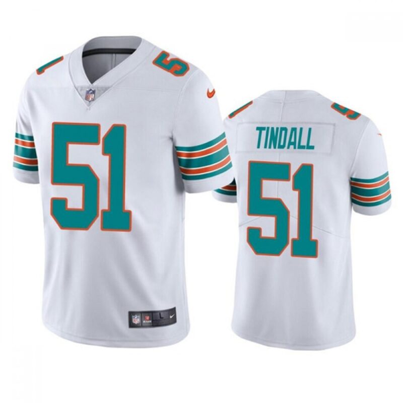 6861dacdb7c71_1 Men's Miami Dolphins #51 Channing Tindall White Color Rush Limited Stitched Football Jersey