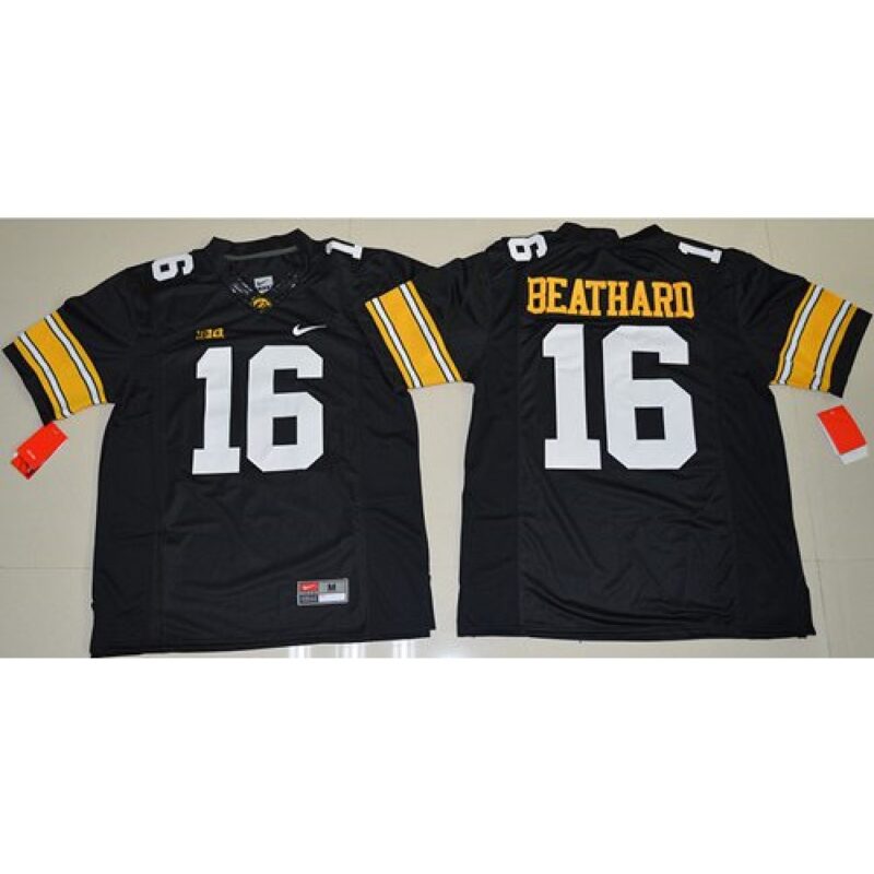 6861dad31c24b_1 Hawkeyes #16 C. J. Beathard Black Stitched NCAA Jersey