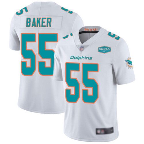 6861dad44ee0c_1 Men's Miami Dolphins #55 Jerome Baker White With 347 Shula Patch 2020 Vapor Untouchable Limited Stitched NFL Jersey
