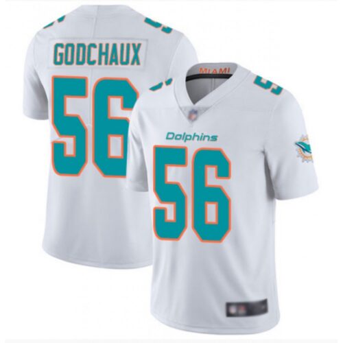 6861dad7d55f2_1 Men's Miami Dolphins #56 Davon Godchaux White Vapor Limited Stitched Jersey