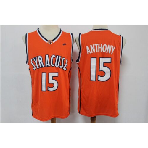 6861dadd14d8f_1 Syracuse Orange #15 Carmelo Anthnoy Orange Basketball Stitched Jersey