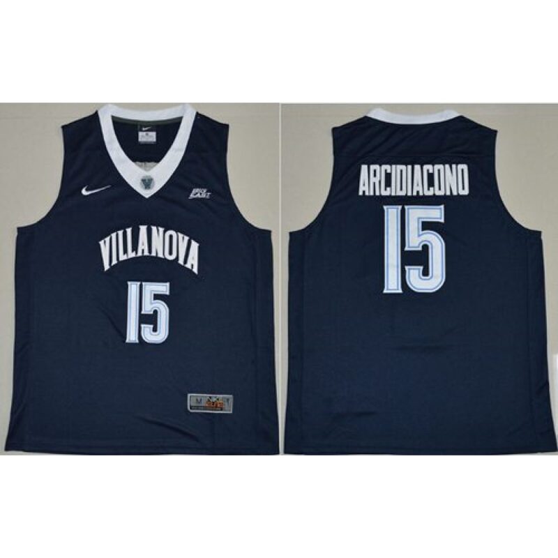 6861dae6d8524_1 Villanova Wildcats #15 Ryan Arcidiacono Navy Blue Basketball Stitched NCAA Jersey