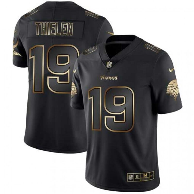 6861daf959e6a_1 Men's Minnesota Vikings #19 Adam Thielen 2019 Black Gold Edition Stitched NFL Jersey