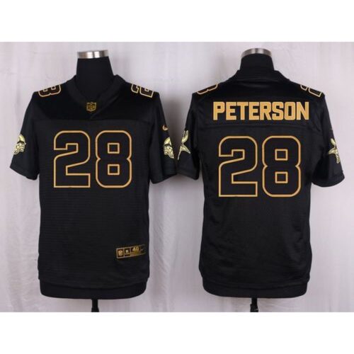 6861db10aea52_1 Vikings #28 Adrian Peterson Black Men's Stitched NFL Elite Pro Line Gold Collection Jersey