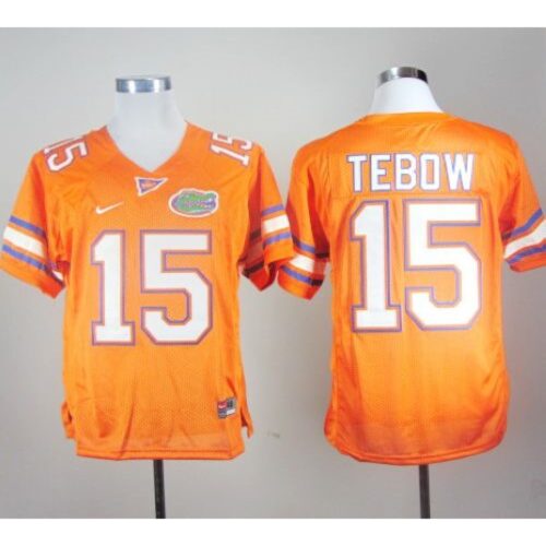 6861db5436a0f_1 Gators #15 Tim Tebow Orange Stitched NCAA Jersey