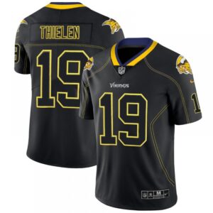 6861db5615674_1 Men's Minnesota Vikings #19 Adam Thielen NFL 2018 Lights Out Black Color Rush Limited Jersey
