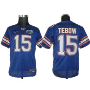 6861db5dc8cf1_1 Gators #15 Tim Tebow Blue Stitched Youth NCAA Jersey