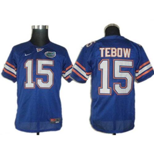 6861db5dc8cf1_1 Gators #15 Tim Tebow Blue Stitched Youth NCAA Jersey