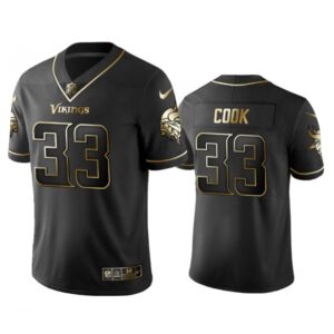 6861db5f924d4_1 Men's Minnesota Vikings #33 Dalvin Cook Black Golden Edition Limited Stitched Jersey