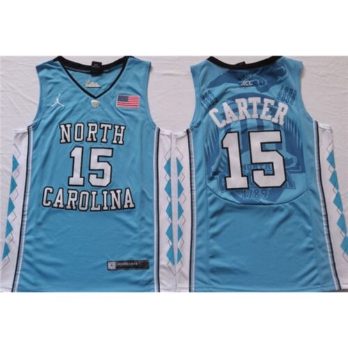 6861db775157f_1 Men's North Carolina Tar Heels #15 Vince Carter Blue Stitched Jersey