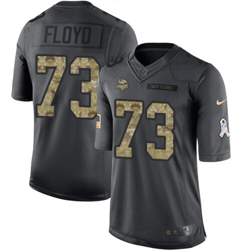 6861dba9d0d90_1 Vikings #73 Sharrif Floyd Black Men's Stitched NFL Limited 2016 Salute To Service Jersey