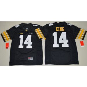 6861dbb116233_1 Hawkeyes #14 Desmond King Black Stitched NCAA Jersey