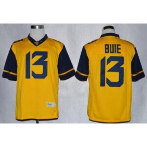 6861dbbab68d5_1 Mountaineers #13 Andrew Buie Gold Limited Stitched NCAA Jersey