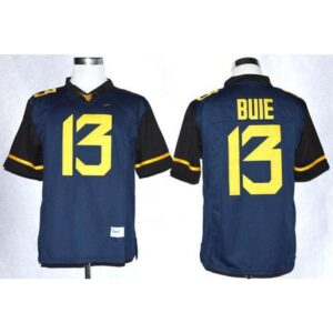 6861dbc18974e_1 Mountaineers #13 Andrew Buie Navy Blue Limited Stitched NCAA Jersey