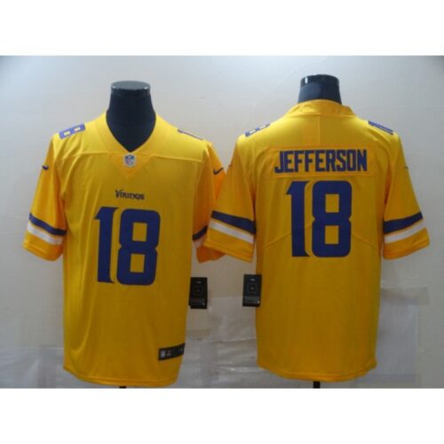 6861dc08f3e35_1 Men's Minnesota Vikings #18 Justin Jefferson 2019 Gold Inverted Legend Stitched NFL Jersey