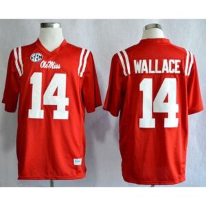 6861dc0fbff17_1 Rebels #14 Bo Wallace Red Stitched NCAA Jersey