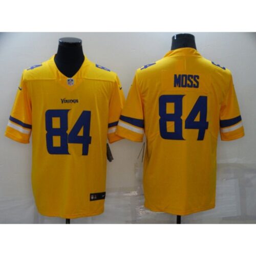 6861dc136ae7e_1 Men's Minnesota Vikings #84 Randy Moss Gold Inverted Legend Stitched NFL Jersey