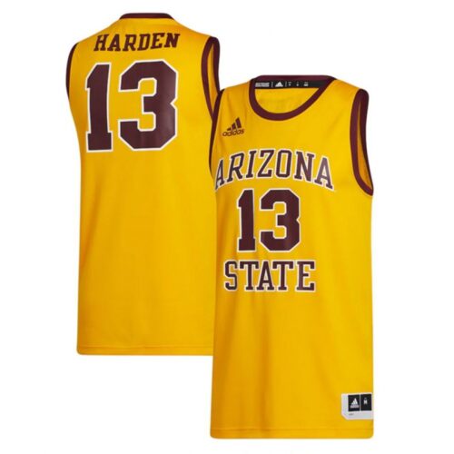 6861dc3a2c394_1 Men's Arizona State Sun Devils #13 James Harden Gold stitched NCAA Jersey