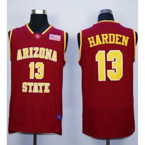 6861dc4452702_1 Sun Devils #13 James Harden Red Stitched NCAA Basketball Jersey