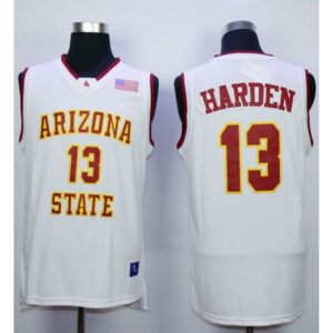 6861dc476f06f_1 Sun Devils #13 James Harden White Stitched NCAA Basketball Jersey