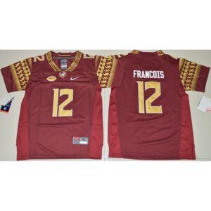 6861dc6dc011a_1 Seminoles #12 Deondre Francois Red Limited Stitched Youth NCAA Jersey