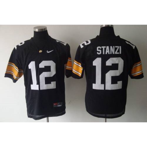 6861dc858a86f_1 Hawkeyes #12 Stanzi Black Stitched NCAA Jersey