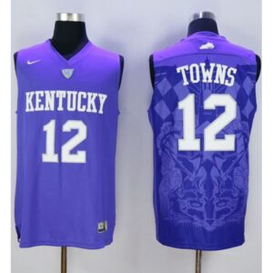 6861dc88eddbd_1 Wildcats #12 Karl-Anthony Towns Blue Basketball Stitched NCAA Jersey