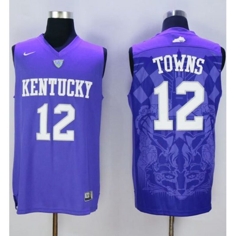 6861dc88eddbd_1 Wildcats #12 Karl-Anthony Towns Blue Basketball Stitched NCAA Jersey