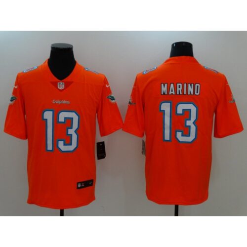 6861dc8b75de7_1 Men's Miami Dolphins #13 Dan Marino Orange Vapor Untouchable Player Limited Jersey