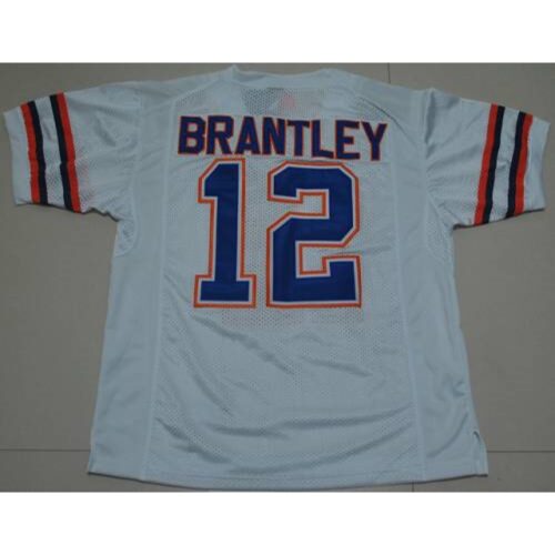 6861dca425cda_1 Gators #12 John Brantley White Stitched NCAA Jersey