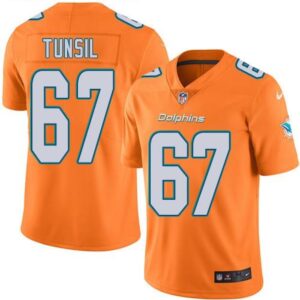 6861dcc694c41_1 Dolphins #67 Laremy Tunsil Orange Men's Stitched NFL Limited Rush Jersey