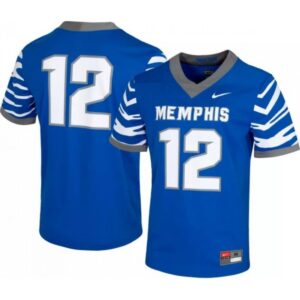 6861dcd2ea40e_1 Men's Montana Grizzlies #12 Blue Stitched Football Jersey