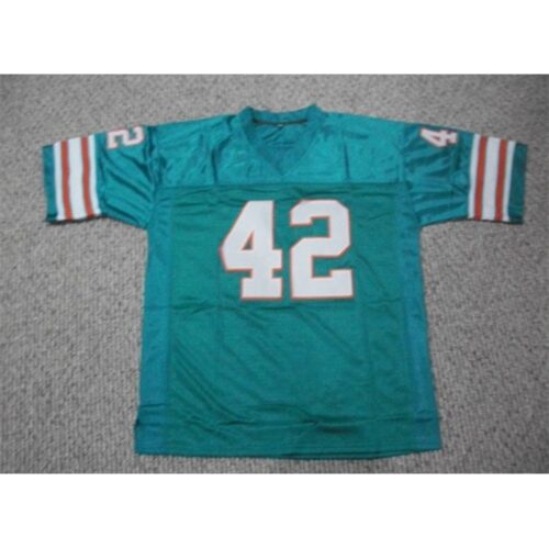 6861dd1529712_1 Men's Miami Dolphins #42 Paul Warfield Teal Stitched Football Jersey