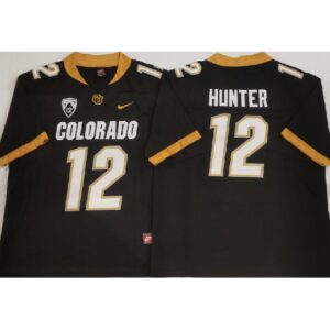 6861dd5ff3666_1 Men's Colorado Buffaloes #12 Travis Hunter Black With PAC-12 Patch Stitched Football Jersey