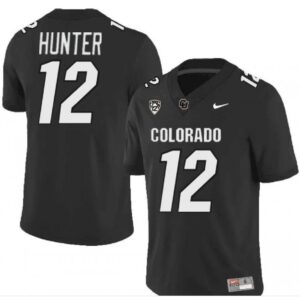 6861dd6332655_1 Men's Colorado Buffaloes #12 Travis Hunter Black With PAC-12 Patch Stitched Football Jersey