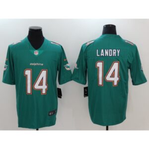 6861dd770e63d_1 Men's Miami Dolphins #14 Jarvis Landry Green Vapor Untouchable Player Limited Jersey