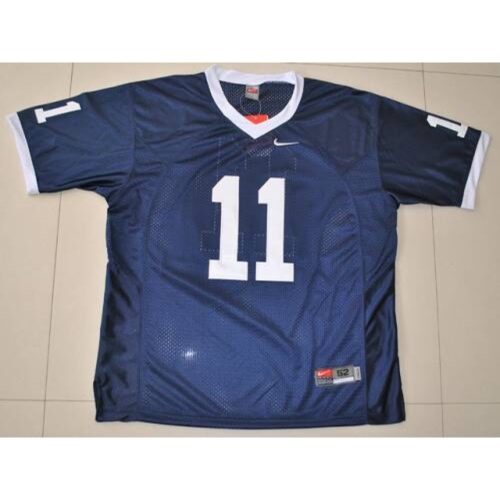6861dd986ba81_1 Nittany Lions #11 Navy Blue Stitched NCAA Jersey