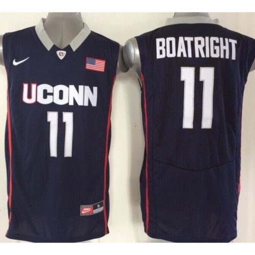 6861ddd3e8d76_1 Huskies #11 Ryan Boatright Navy Blue Basketball Stitched NCAA Jersey