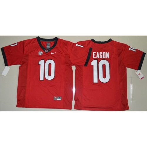 6861dddd7e2d6_1 Bulldogs #10 Jacob Eason Red Limited Stitched NCAA Jersey