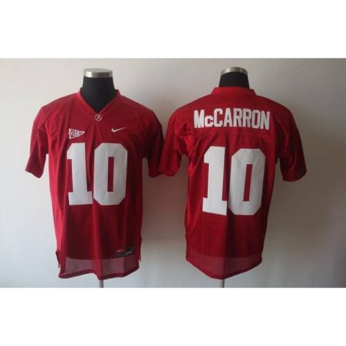 6861de090639d_1 Crimson Tide #10 AJ McCarron Red Stitched NCAA Jersey