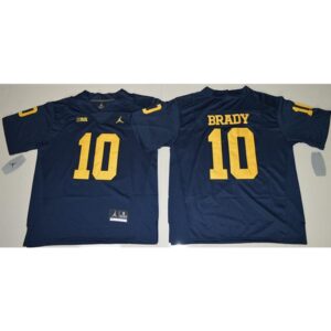 6861de461004b_1 Wolverines #10 Tom Brady Navy Blue Stitched NCAA Jersey