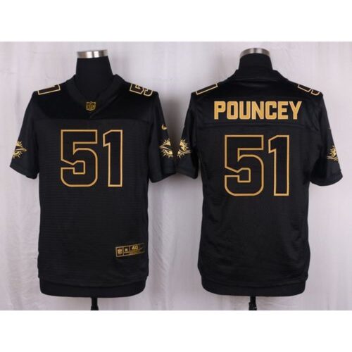 6861de474d2a2_1 Dolphins #51 Mike Pouncey Black Men's Stitched NFL Elite Pro Line Gold Collection Jersey