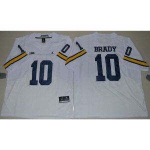 6861de4fd1fa2_1 Wolverines #10 Tom Brady White Elite Stitched NCAA Jersey