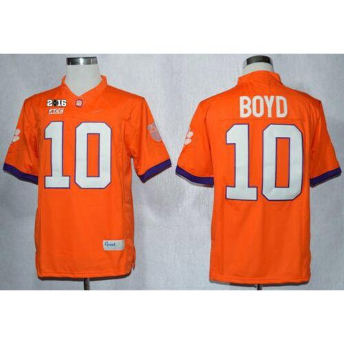 6861de8210abd_1 Tigers #10 Tajh Boyd Orange Limited 2016 College Football Playoff National Championship Patch Stitched NCAA Jersey