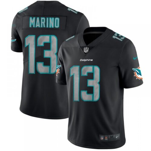6861de83b3286_1 Men's Miami Dolphins #13 Dan Marino Black 2018 Impact Limited Stitched NFL Jersey