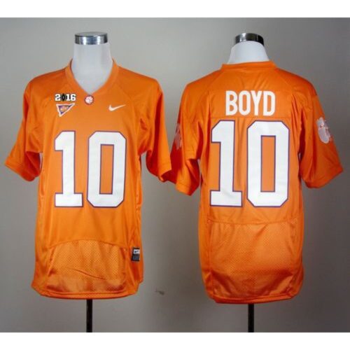 6861de8847119_1 Tigers #10 Tajh Boyd Orange Pro Combat 2016 College Football Playoff National Championship Patch Stitched NCAA Jersey