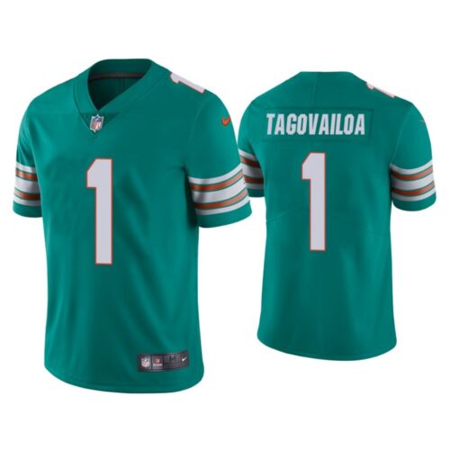 6861dec52aa85_1 Men's Miami Dolphins #1 Tua Tagovailoa Aqua Vapor Limited Stitched NFL Jersey