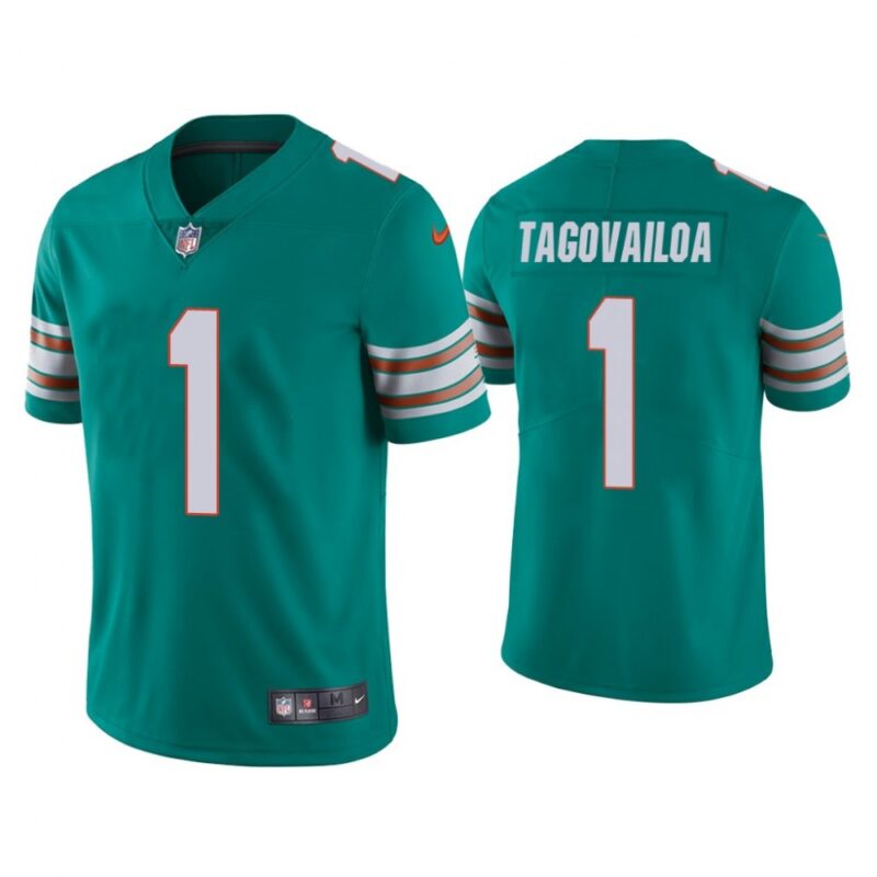 6861dec52aa85_1 Men's Miami Dolphins #1 Tua Tagovailoa Aqua Vapor Limited Stitched NFL Jersey
