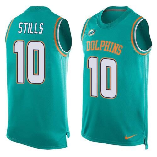 6861decbb50d4_1 Dolphins #10 Kenny Stills Aqua Green Team Color Men's Stitched NFL Limited Tank Top Jersey