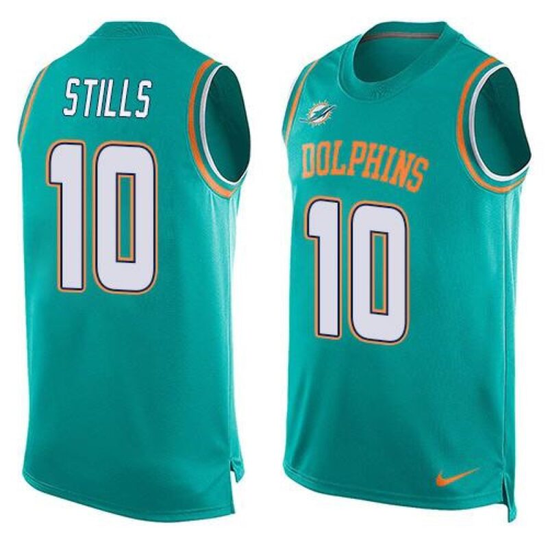 6861decbb50d4_1 Dolphins #10 Kenny Stills Aqua Green Team Color Men's Stitched NFL Limited Tank Top Jersey